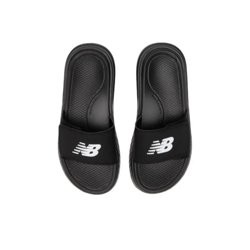 New Balance NB 1501 Slip Resistant Abrasion Resistant Slide Slippers Unisex Black Loose Fit-3