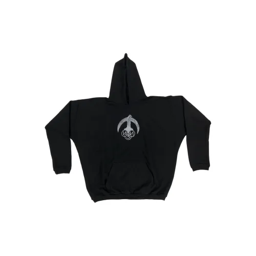 YEEZY VULTURES Album Peripheral Series Sweatshirts Unisex Black