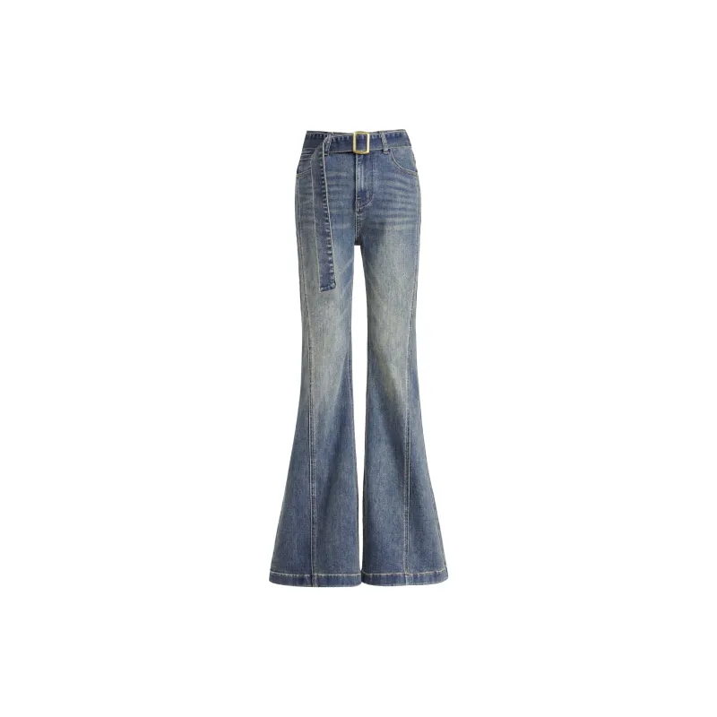 Wen Shan Jeans Women's Vintage Blue-6