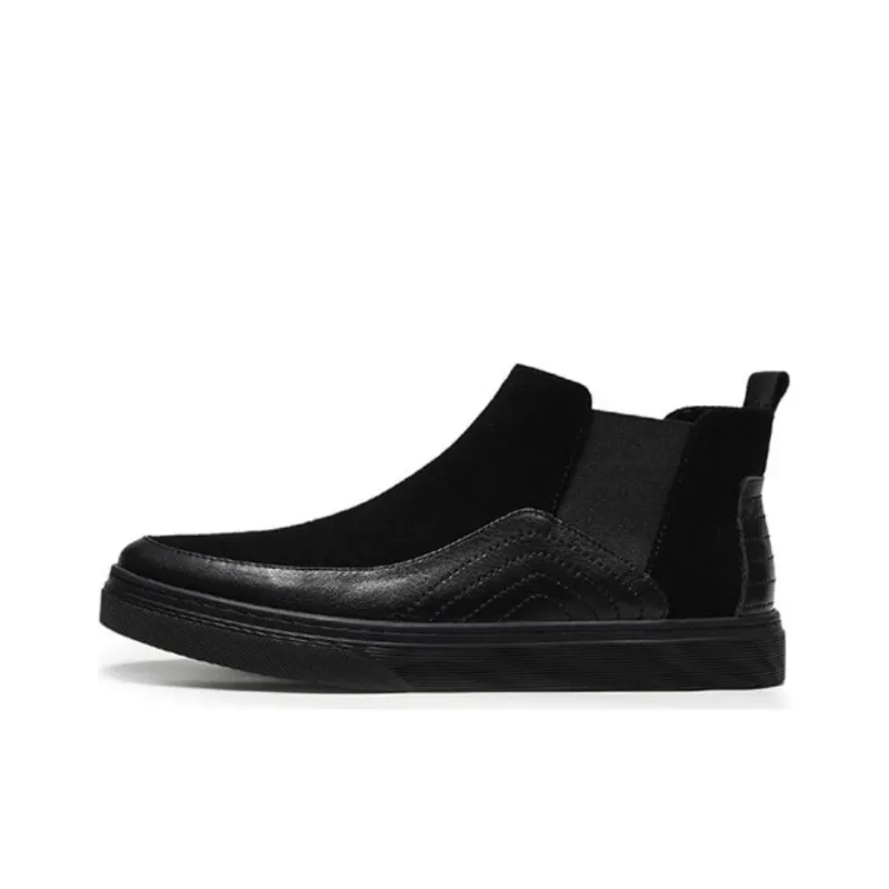 Ruomini Chelsea Boots Men Black-0