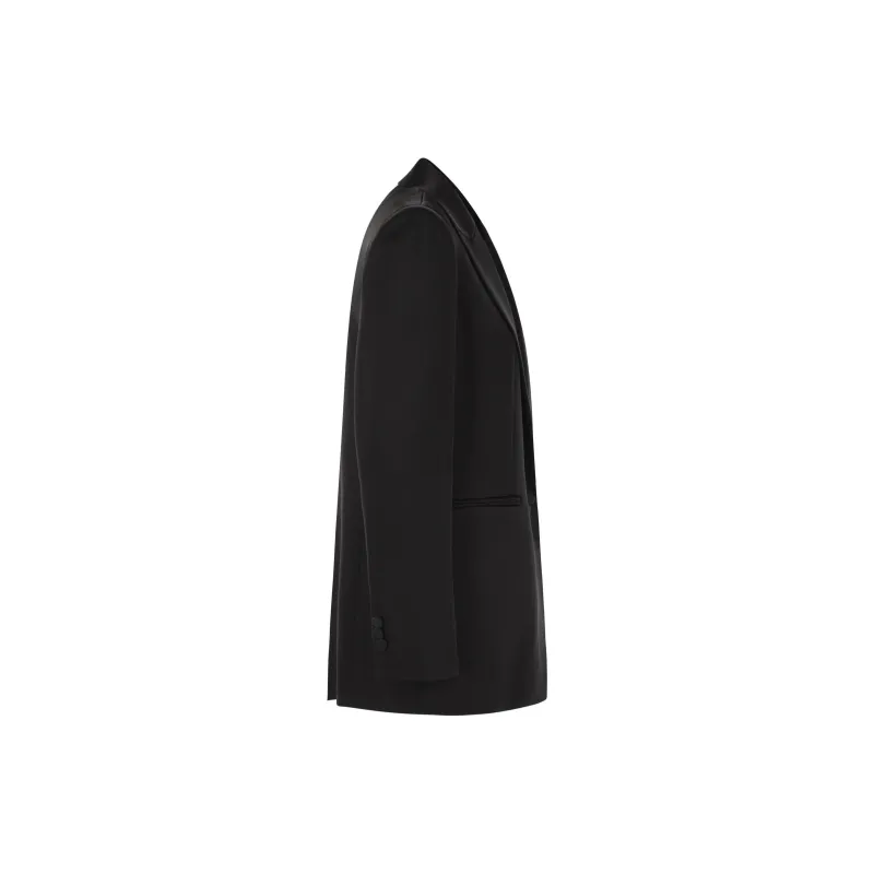 MaxMara Studio Galazia Single Breasted Tailored Blazer-2