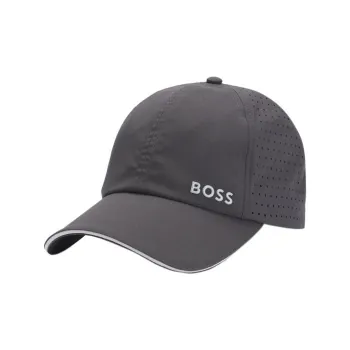 HUGO BOSS Polyester Baseball Caps Men's Gray