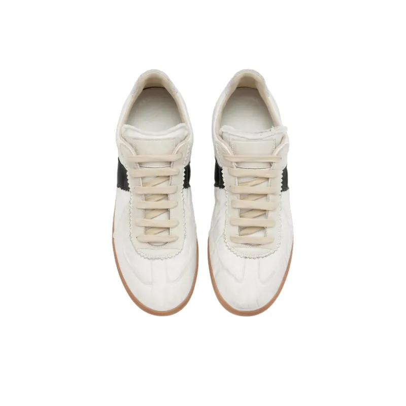 Maison Margiela Replica Low Top Skateboard Shoes Women's Ecru-3