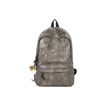 LUVISTRUE Nylon Backpack Regular Unisex Coffee Color/white/blue/black