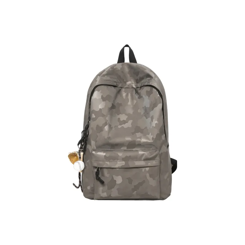 LUVISTRUE Nylon Backpack Regular Unisex Coffee Color/white/blue/black-0