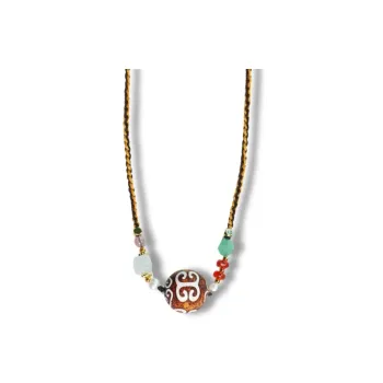 TIANTAISHAN Agate Necklaces Unisex