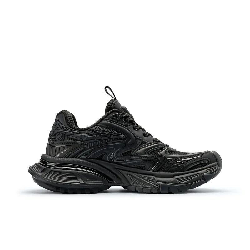 BASLS Moon Exploration Series Mecha Style Breathable Slip Resistant Low Top Chunky Sneakers-2