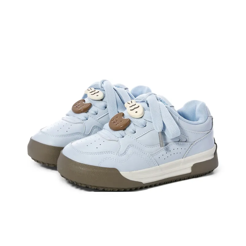 Lovely You Wear resistant And Lightweight Low Top Skateboard Shoes Women's Blue-20