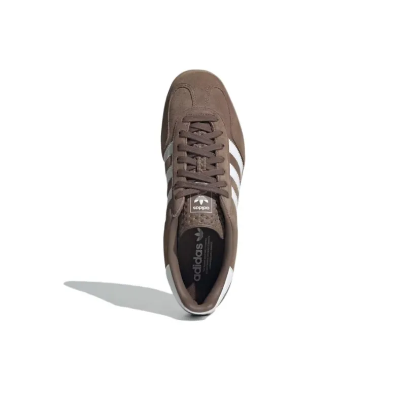 Adidas Gazelle Indoor Earth Strata White Gold Metallic-4