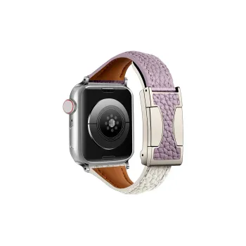 ZHENGGUANG Watch Band Apple Compatibility Genuine Leather Material