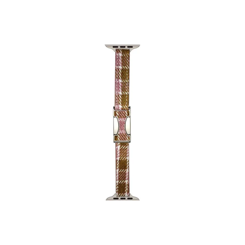 ZHENGGUANG Watch Band Apple Compatibility Woolen, Genuine Leather Material-17