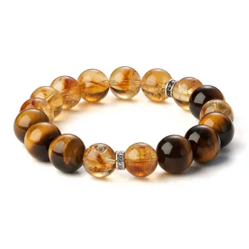 Topgirl Tiger's Eye Stone Bracelets Men's