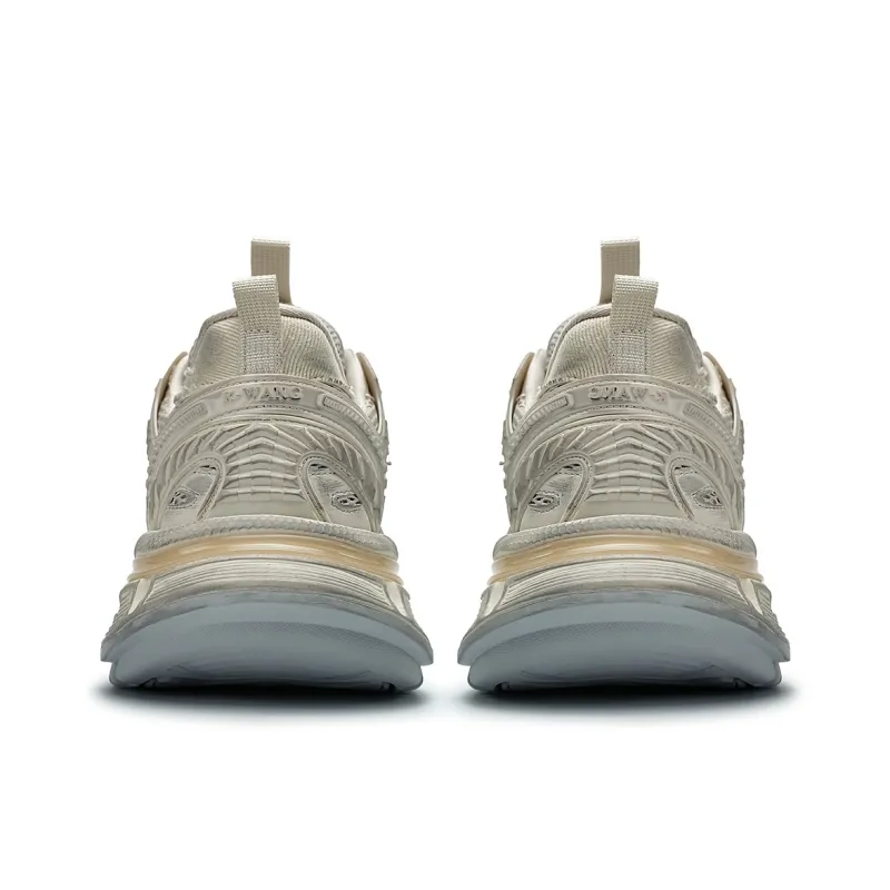 BASLS Moon Exploration 2.0 Collection Slip Resistant Height Increasing Low Top Chunky Sneakers Unisex-26