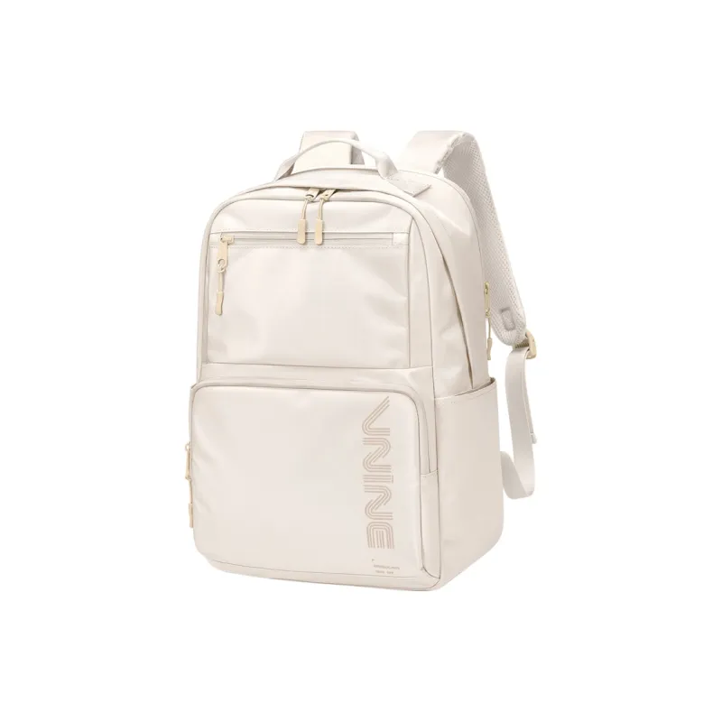 V.NINE Fabric Backpack Large Size Unisex Lunar Gray/Obsidian Black-1