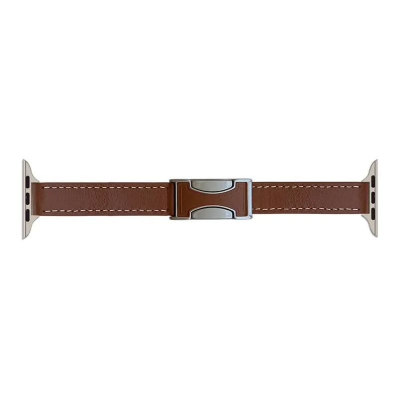 ZHENGGUANG Watch Band Apple Compatibility Genuine Leather Material-1