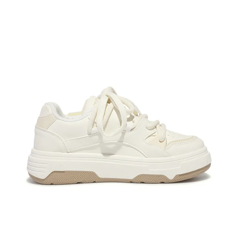 Miss Zhang Skateboard Shoes Women's Beige-1
