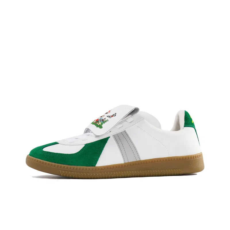 Same Way 77 Shoes Wear resistant Lightweight Breathable And Non slip. Low Top German Army Trainers Unisex Green-0