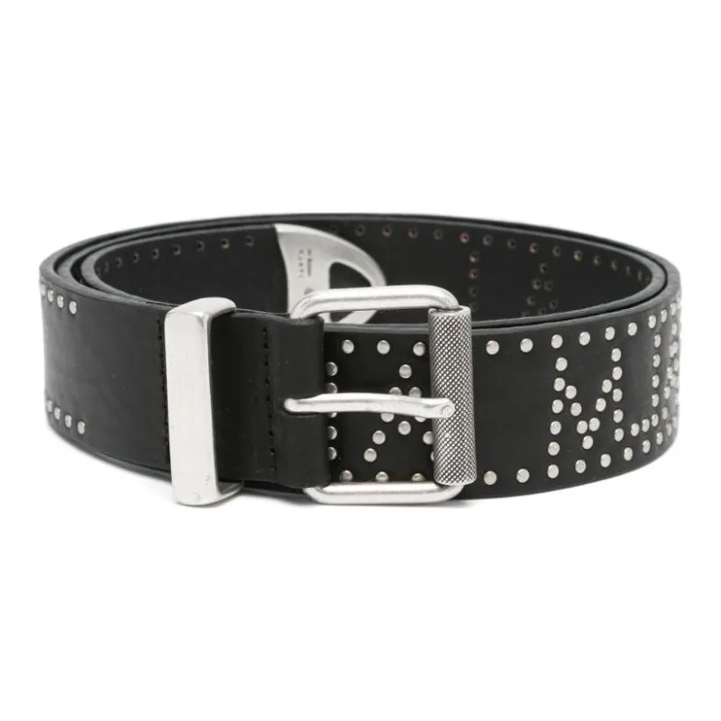 PALM ANGELS Stud Embellished Buckle Belt-1
