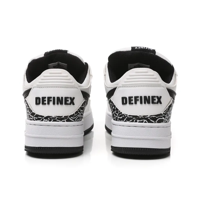 DEFINEX Low-Top Skateboard Shoes Unisex White-10