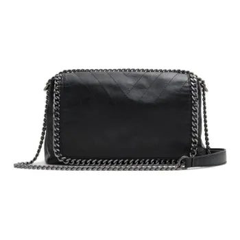 ALDO Artificial Leather Chain Crossbody Bag Tubas Women's Black