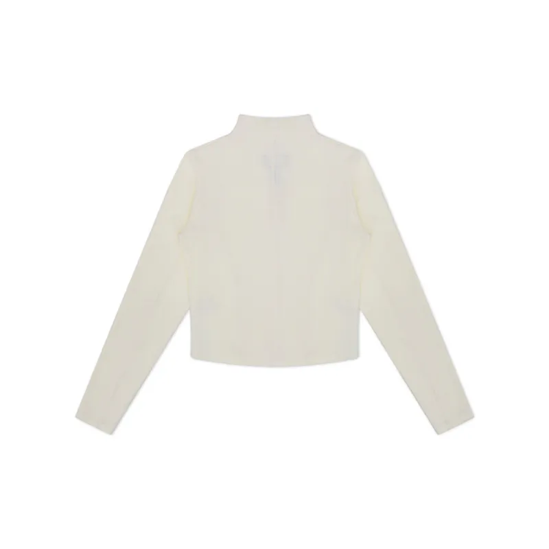 Converse Half Zip Mock Neck Long Sleeve Top-1