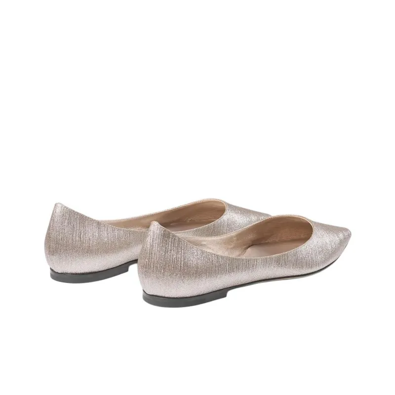 Jimmy Choo LOVE Casual Single Shoes Women's Champagne-3