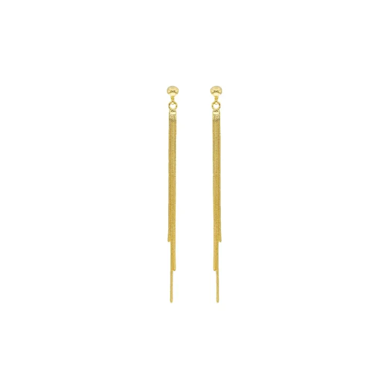 NATURALLYJOJO 925 Sterling Silver Earrings Women's Gold/Silver-5