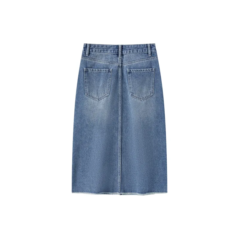 SEM/R Denim Long Skirts Women's-8