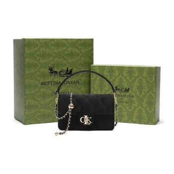 BETTINA VIVIAN PU Handbag Regular Women's Black