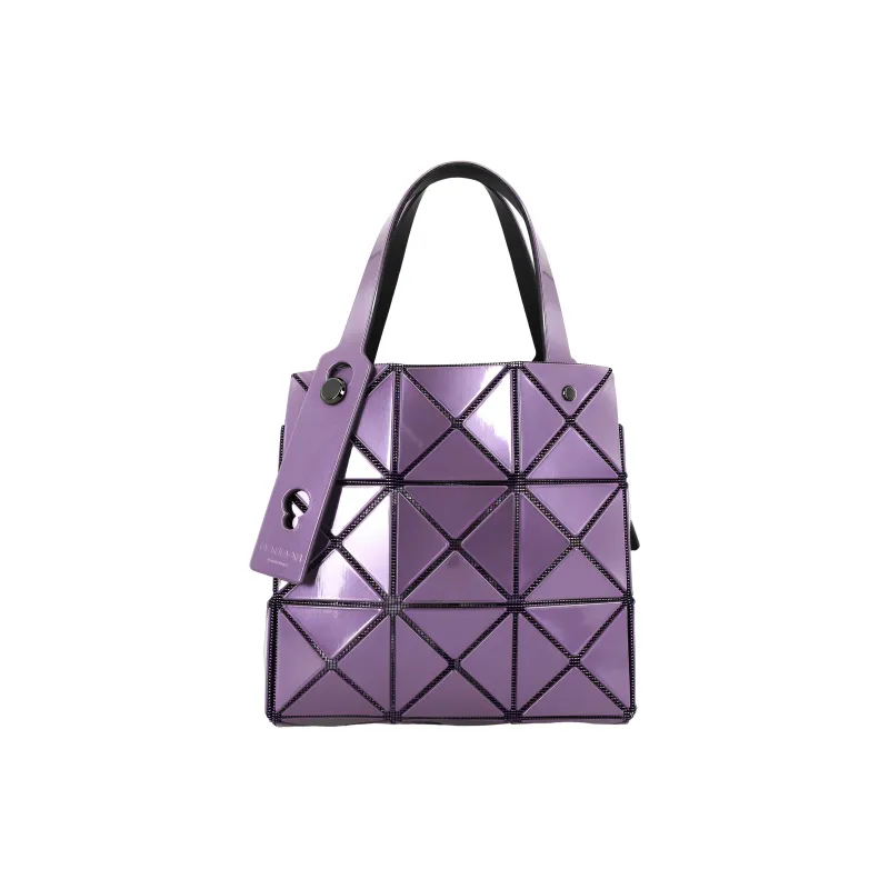 ISSEY MIYAKE CARAT Nylon Tote Bag Shopping Bag Handbags Women's Purple-3