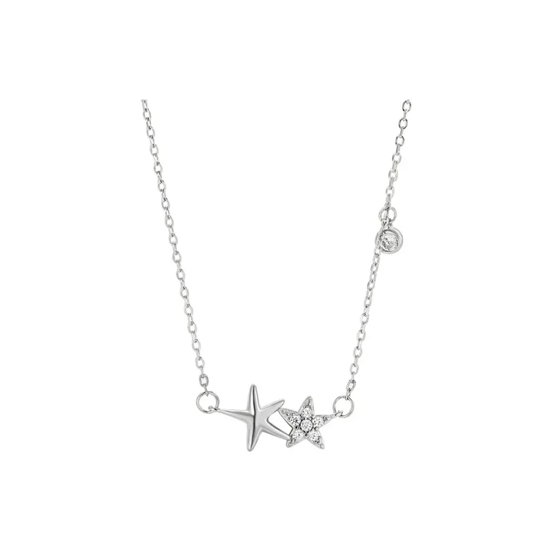 Heart Grass S925 Silver Necklaces Women's-0