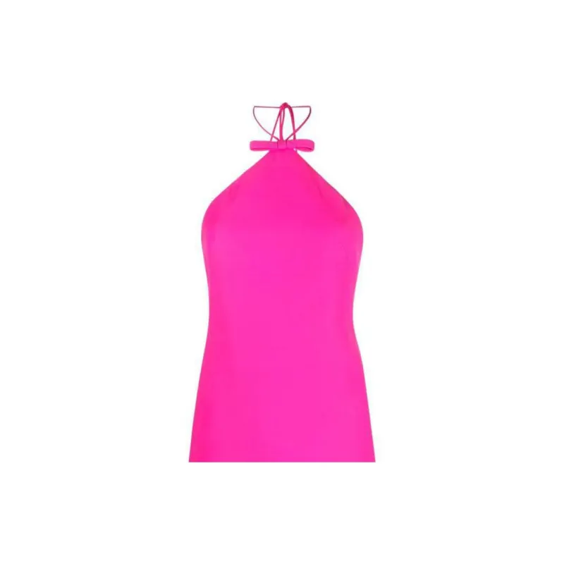 Valentino Sleeveless Dresses Women's Rose Red-4
