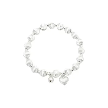 Kim Heng Hee S 990 Silver Instagram Style Minimalist And Versatile Wristband Women's