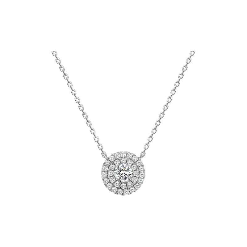 MITHAOL KUSC S925 Silver Plated With 18K Gold Necklaces Women's-0
