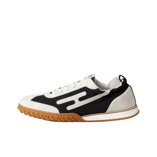 HERMES Jet Low Top Casual Shoes Men's Black White