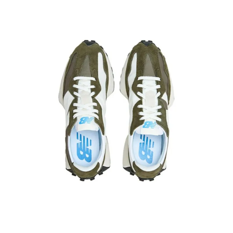 New Balance 327 Khaki White-3