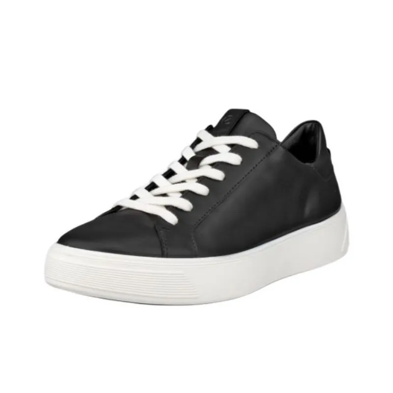 Ecco Street Tray Low Top Skateboard Shoes Women's Black-1