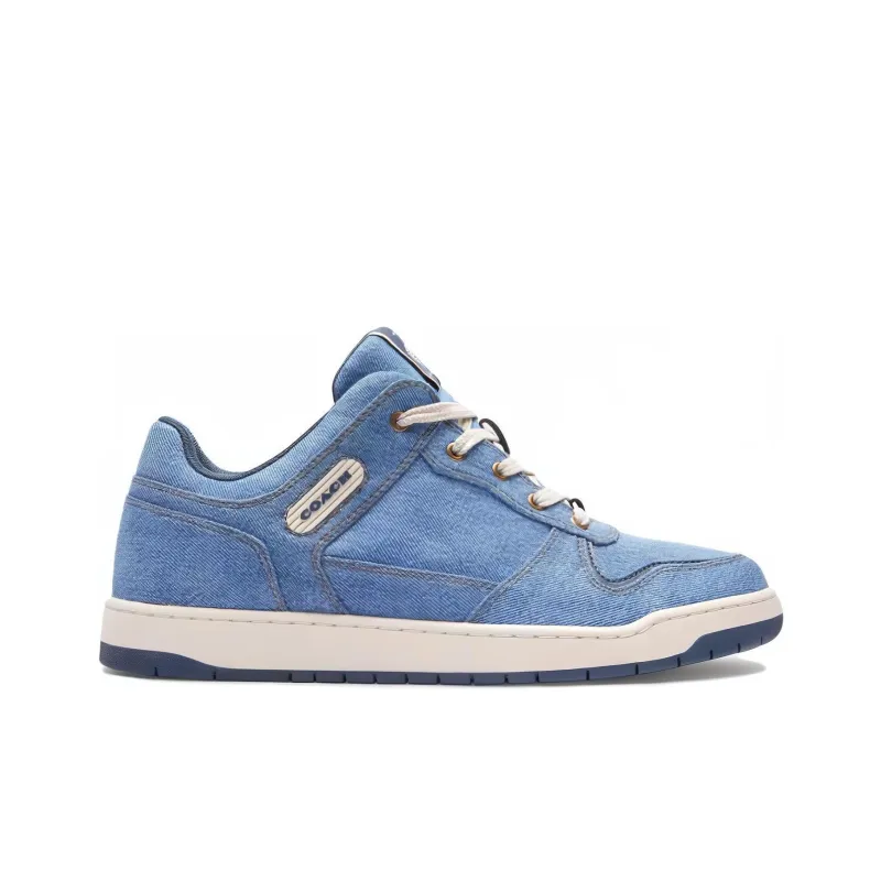 COACH C201 Low Top Skateboard Shoes Men's Blue-1