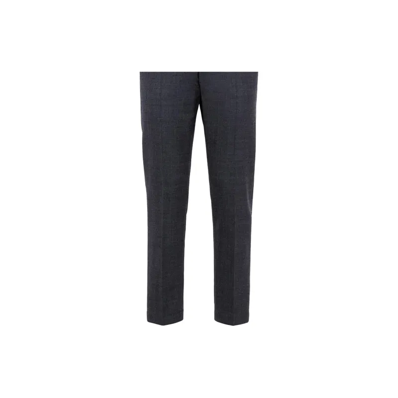 Brunello Cucinelli Pressed Crease Cropped Trousers-5