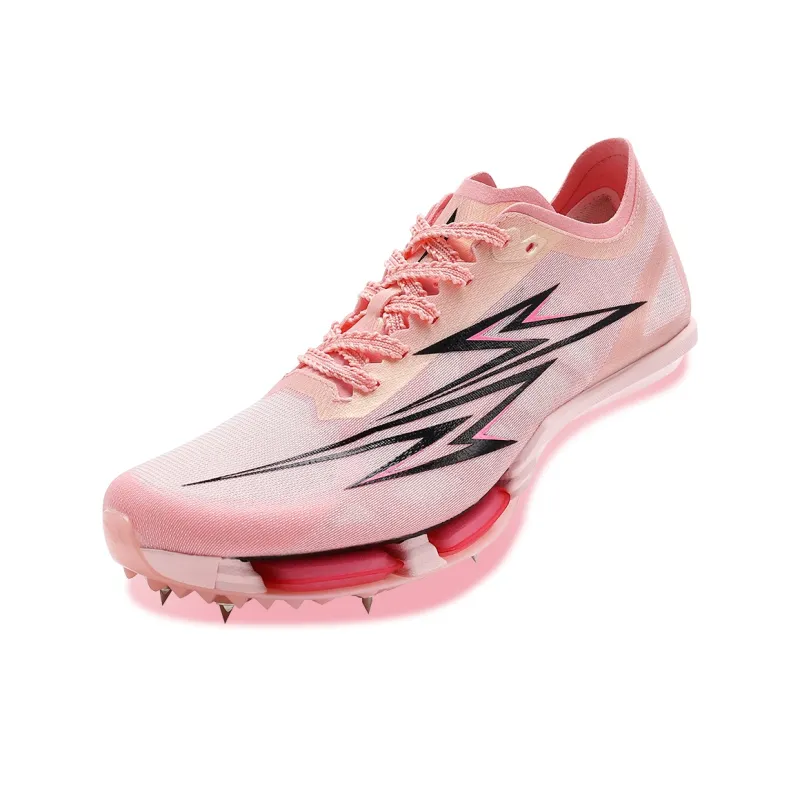 Dynamic Power Cushioning, Abrasion Resistant Coverage, Rebound Low Top Sprint Running Shoes Unisex Romantic Pink-2