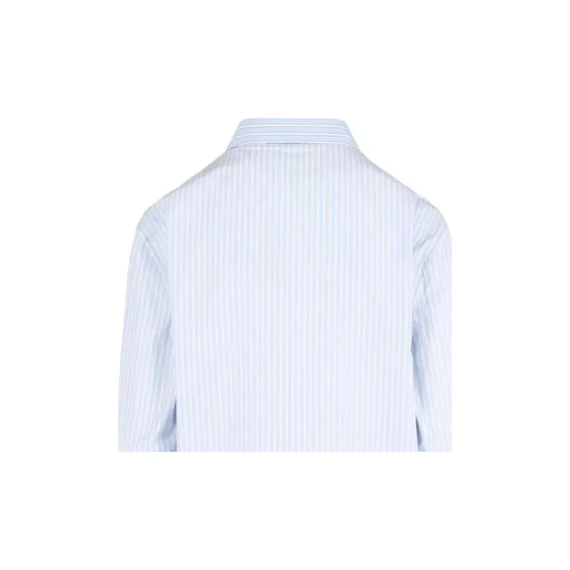 VERSACE Shirt Women's Light Blue-3
