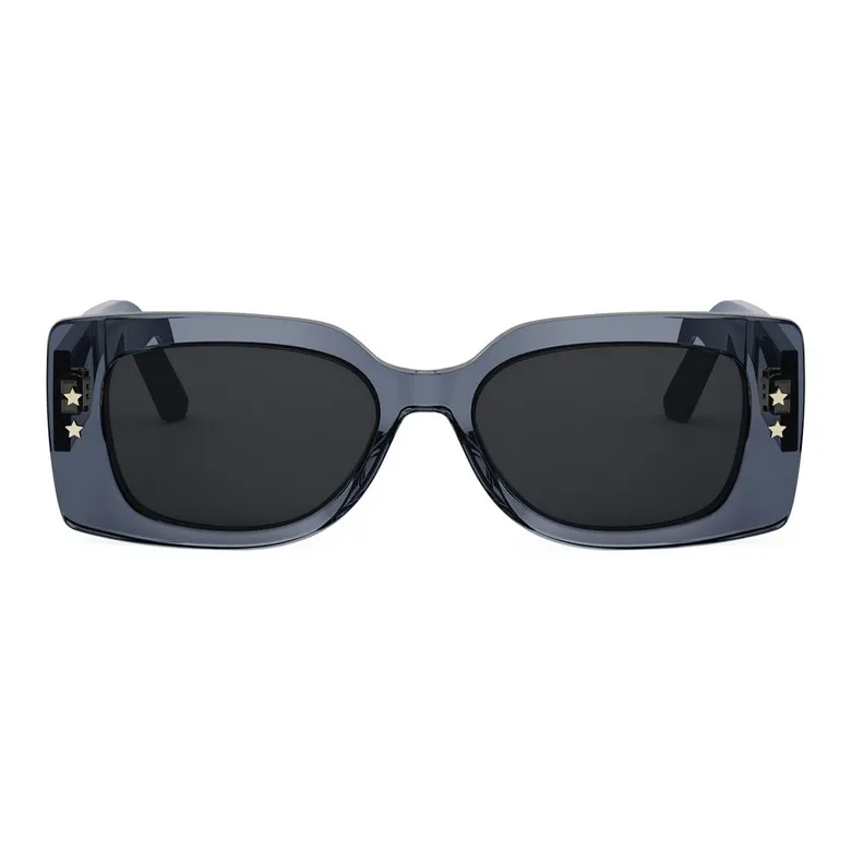 DIOR Irregular Shape Sunglasses Women's Blue-1