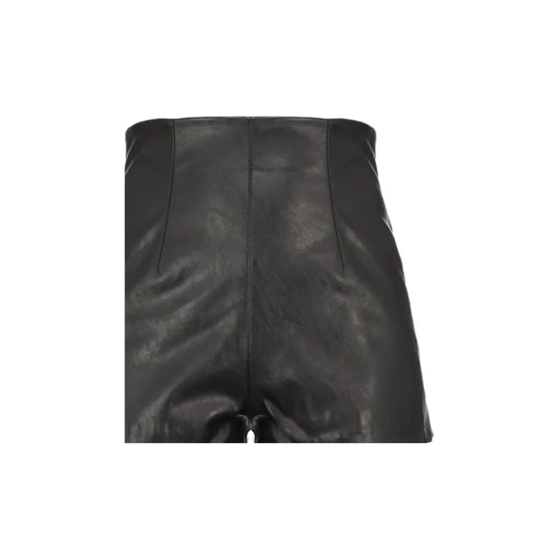 PINKO FW23 Shorts Women's Black-4
