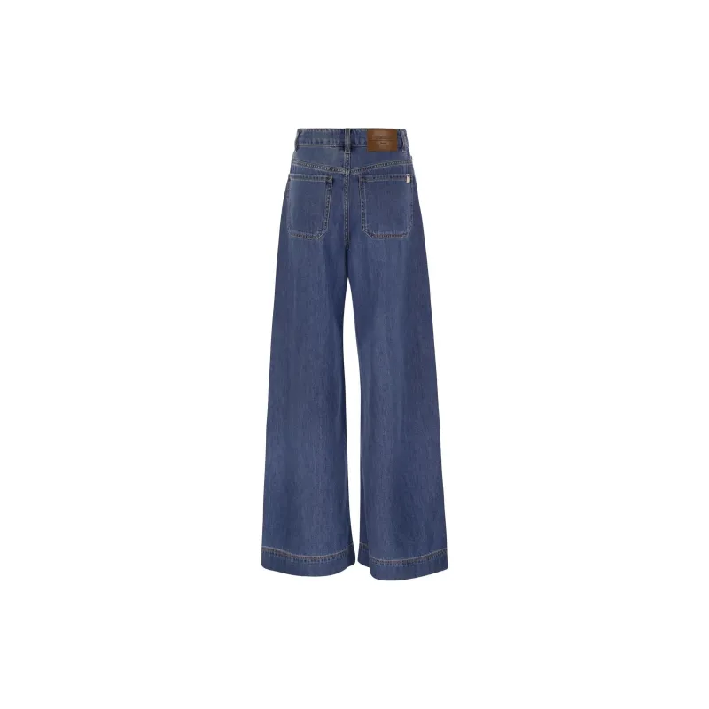 WEEKEND MaxMara Vega Wide Leg Jeans-1