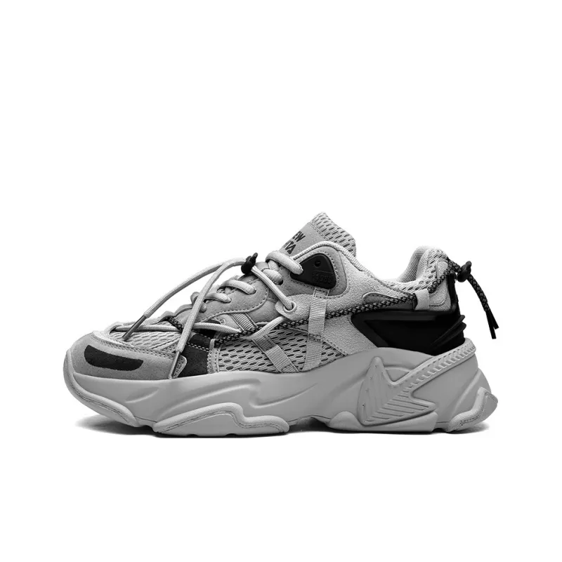 SOURCE Slip Resistant, Abrasion Resistant, Supportive, Balanced, Lightweight Low Top Chunky Sneakers Unisex-10