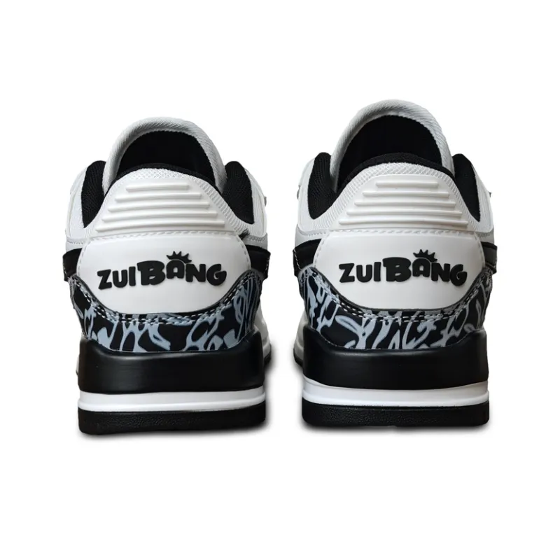 ZUIBANG Wear resistant And Lightweight Low Top Skateboard Shoes Unisex-8