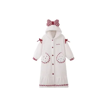 O'MESIK Bath Robes Women's White