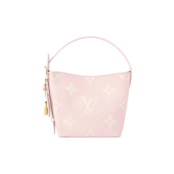 LOUIS VUITTON Calfskin Bucket Bag Handbag Women's Cherry Blossom Pink