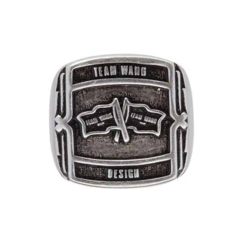 TEAM WANG Choices Crossed Flag Ring-0