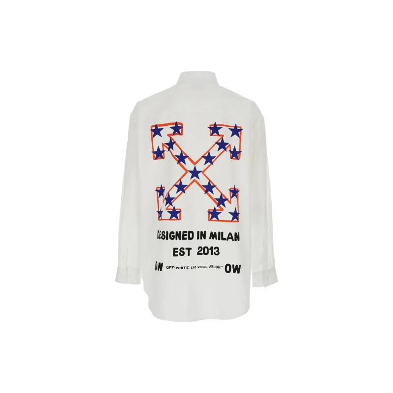 Off Star Arrow Long Sleeved Shirt-1
